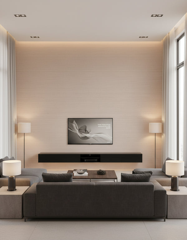 Maguey Linen Sisal Wallcovering - Linen | Ronald Redding