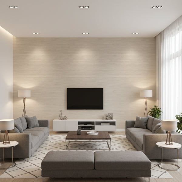 Horizon Paperweave Wallcovering - Warm Neutral | Ronald Redding