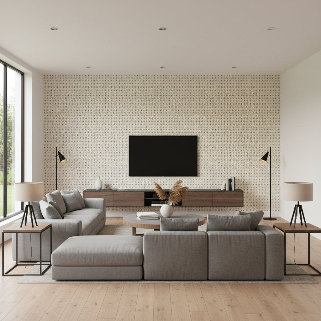 GWL-3401.18.0 | Kravet - Living Room Visualization (AI-generated, may not be to scale. Verify pattern scale with product specifications.)