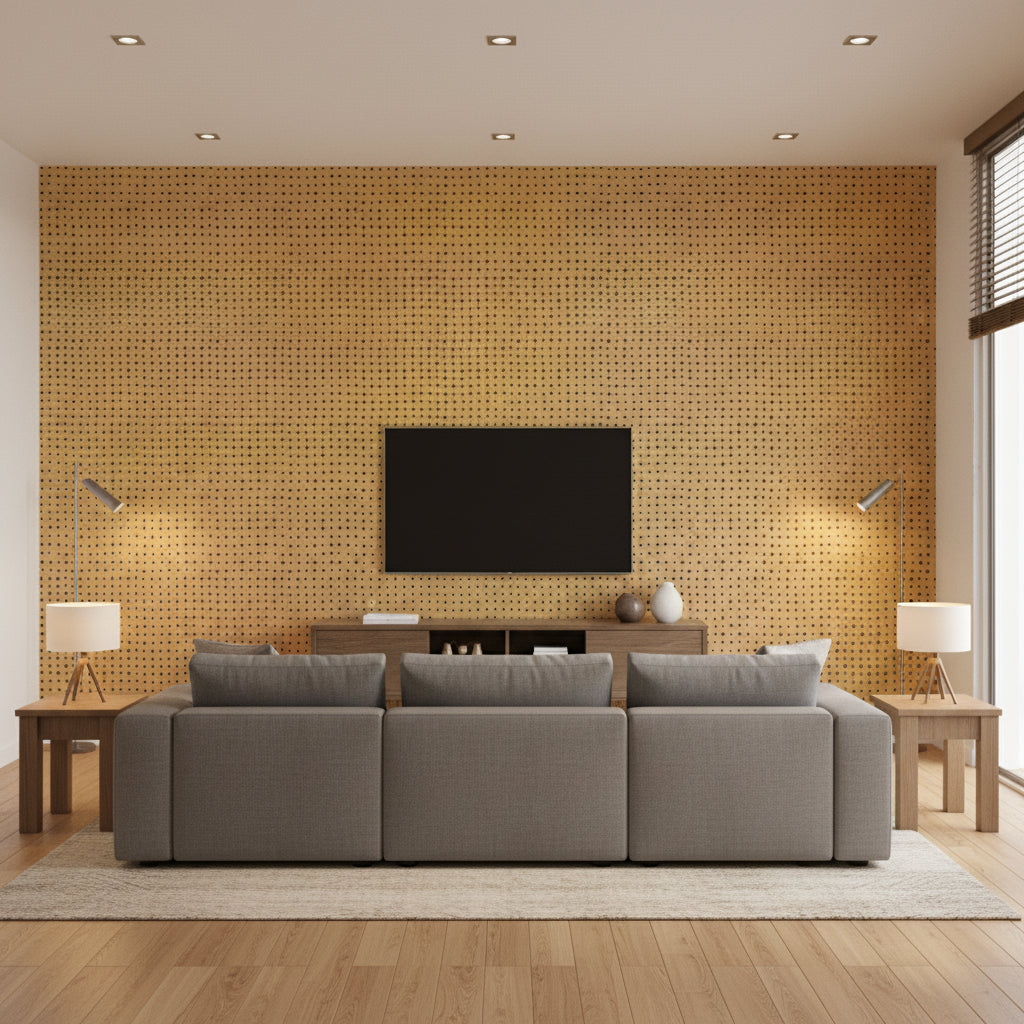 GWL-3401.48.0 | Kravet - Living Room Visualization (AI-generated, may not be to scale. Verify pattern scale with product specifications.)