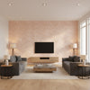 GWP-3703.174.0 | Kravet - Living Room Visualization (AI-generated, may not be to scale. Verify pattern scale with product specifications.)