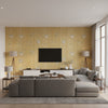 GWP-3711.48.0 | Kravet - Living Room Visualization (AI-generated, may not be to scale. Verify pattern scale with product specifications.)