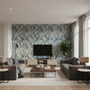 GWP-3718.511.0 | Kravet - Living Room Visualization (AI-generated, may not be to scale. Verify pattern scale with product specifications.)