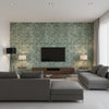 GWP-3719.305.0 | Kravet - Living Room Visualization (AI-generated, may not be to scale. Verify pattern scale with product specifications.)