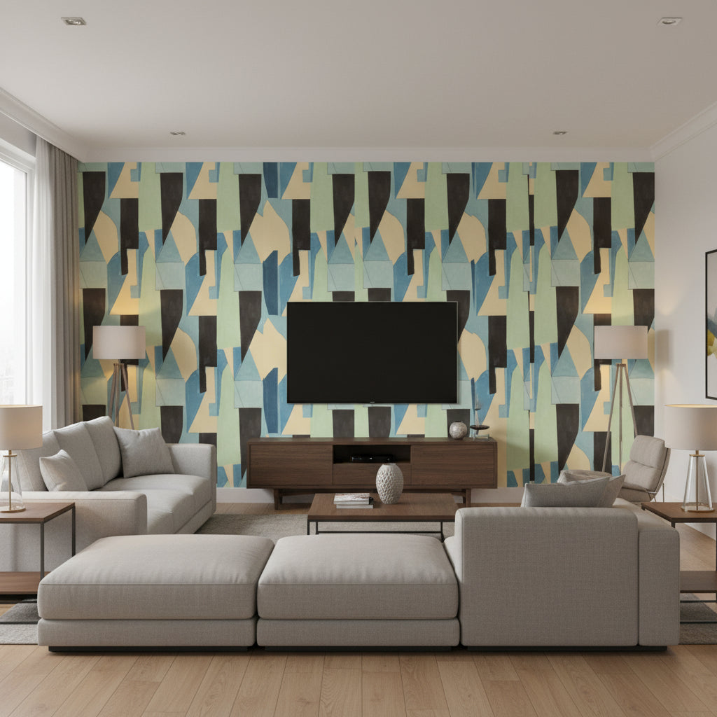 GWP-3721.115.0 | Kravet - Living Room Visualization (AI-generated, may not be to scale. Verify pattern scale with product specifications.)