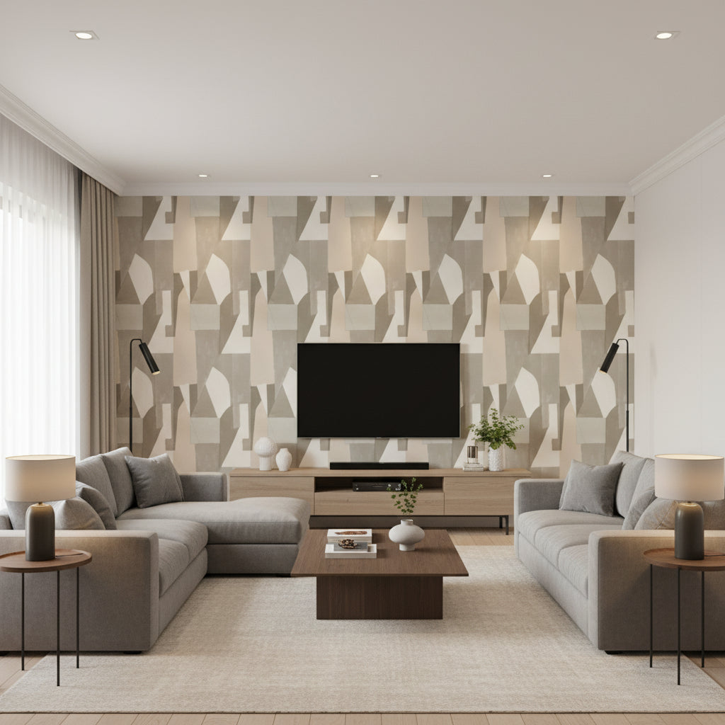 GWP-3721.116.0 | Kravet - Living Room Visualization (AI-generated, may not be to scale. Verify pattern scale with product specifications.)
