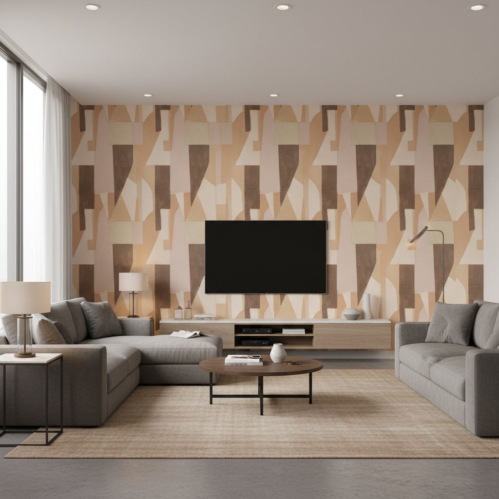 GWP-3721.167.0 | Kravet - Living Room Visualization (AI-generated, may not be to scale. Verify pattern scale with product specifications.)