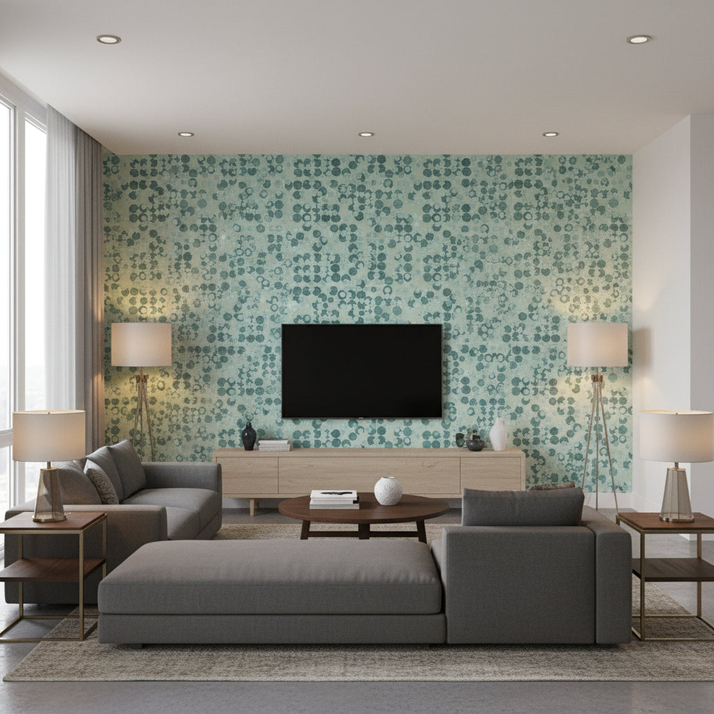 GWP-3724.135.0 | Kravet - Living Room Visualization (AI-generated, may not be to scale. Verify pattern scale with product specifications.)
