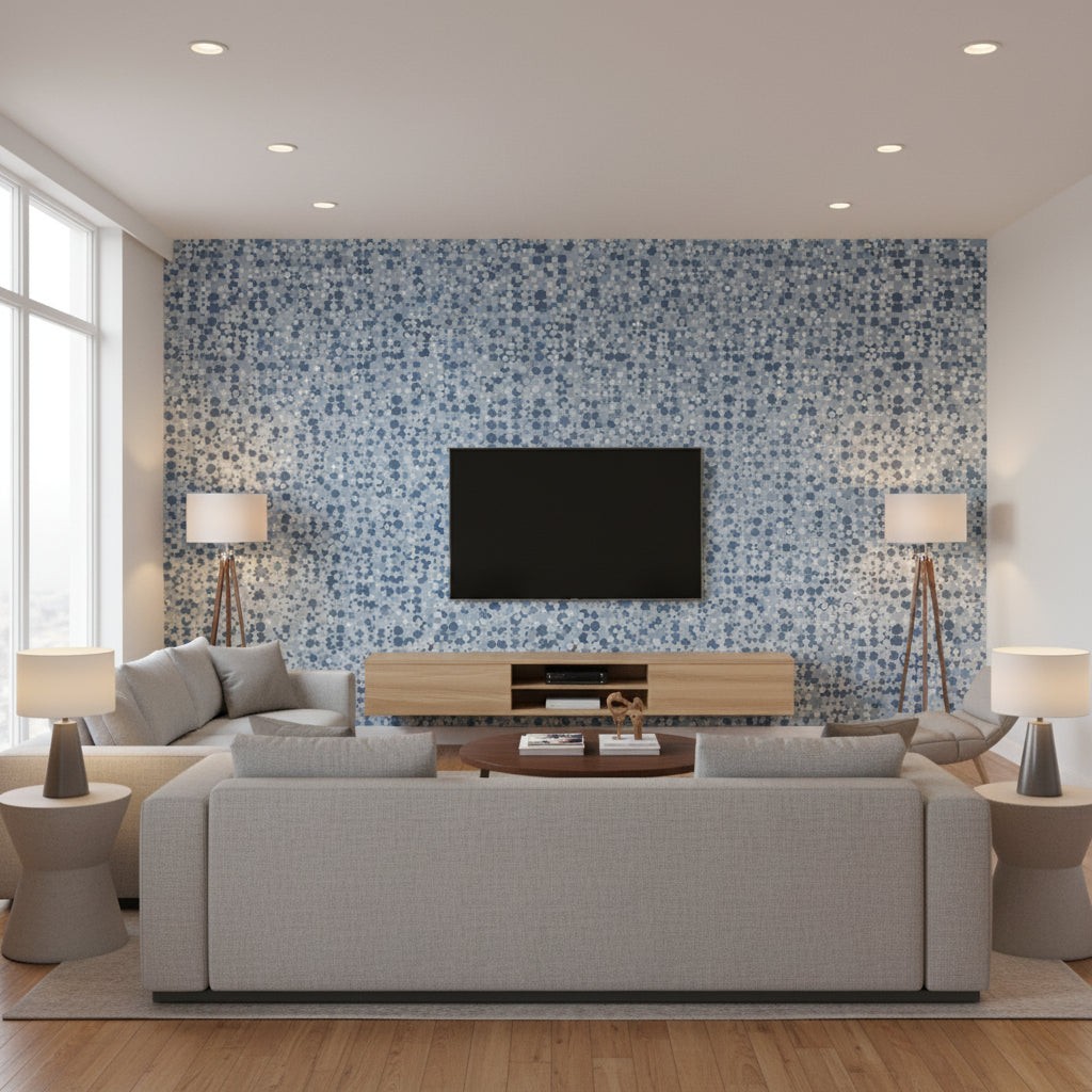 GWP-3724.505.0 | Kravet - Living Room Visualization (AI-generated, may not be to scale. Verify pattern scale with product specifications.)