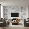 Homeport Novelty Marine |    Ralph Lauren - Living Room Visualization (AI-generated, may not be to scale. Verify pattern scale with product specifications.)