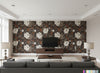 Infatuation with Flowers - Living Room Visualization (AI-generated, may not be to scale. Verify pattern scale with product specifications.)