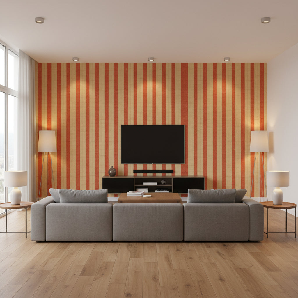 JAG-50014.216.0 | Kravet - Living Room Visualization (AI-generated, may not be to scale. Verify pattern scale with product specifications.)