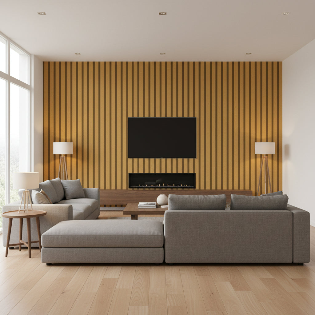 JAG-50014.64.0 | Kravet - Living Room Visualization (AI-generated, may not be to scale. Verify pattern scale with product specifications.)