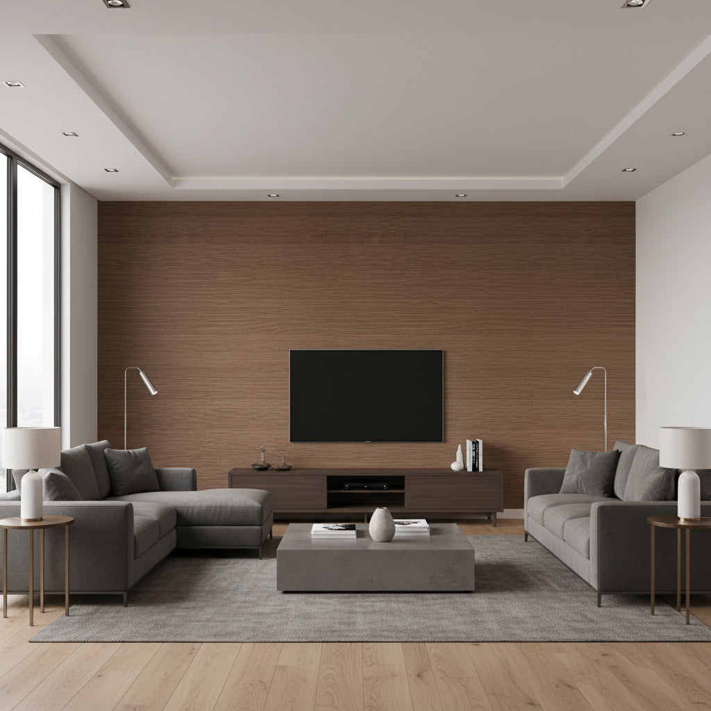 JAG-50052.24.0 | Kravet - Living Room Visualization (AI-generated, may not be to scale. Verify pattern scale with product specifications.)