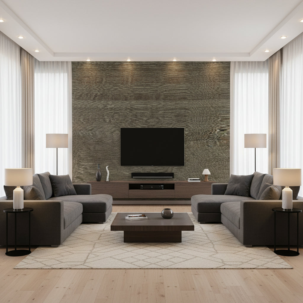 JAG-50052.616.0 | Kravet - Living Room Visualization (AI-generated, may not be to scale. Verify pattern scale with product specifications.)