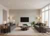 Sisal Lake | Romo - Living Room Visualization (AI-generated, may not be to scale. Verify pattern scale with product specifications.)