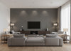 Washi Metal | Romo - Living Room Visualization (AI-generated, may not be to scale. Verify pattern scale with product specifications.)