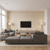 Medina Whitewash | Romo - Living Room Visualization (AI-generated, may not be to scale. Verify pattern scale with product specifications.)