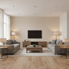 Wicker Whitewash | Romo - Living Room Visualization (AI-generated, may not be to scale. Verify pattern scale with product specifications.)