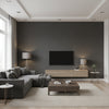 Maze Indigo | Romo - Living Room Visualization (AI-generated, may not be to scale. Verify pattern scale with product specifications.)