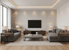 Facet Lake | Romo - Living Room Visualization (AI-generated, may not be to scale. Verify pattern scale with product specifications.)