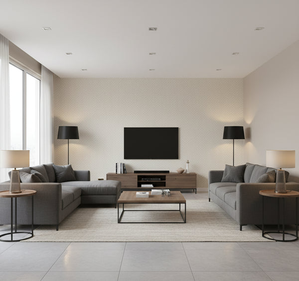 Regent Wallcovering - Soft Grey | Ronald Redding