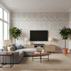 P2017100.519.0 | Kravet - Living Room Visualization (AI-generated, may not be to scale. Verify pattern scale with product specifications.)