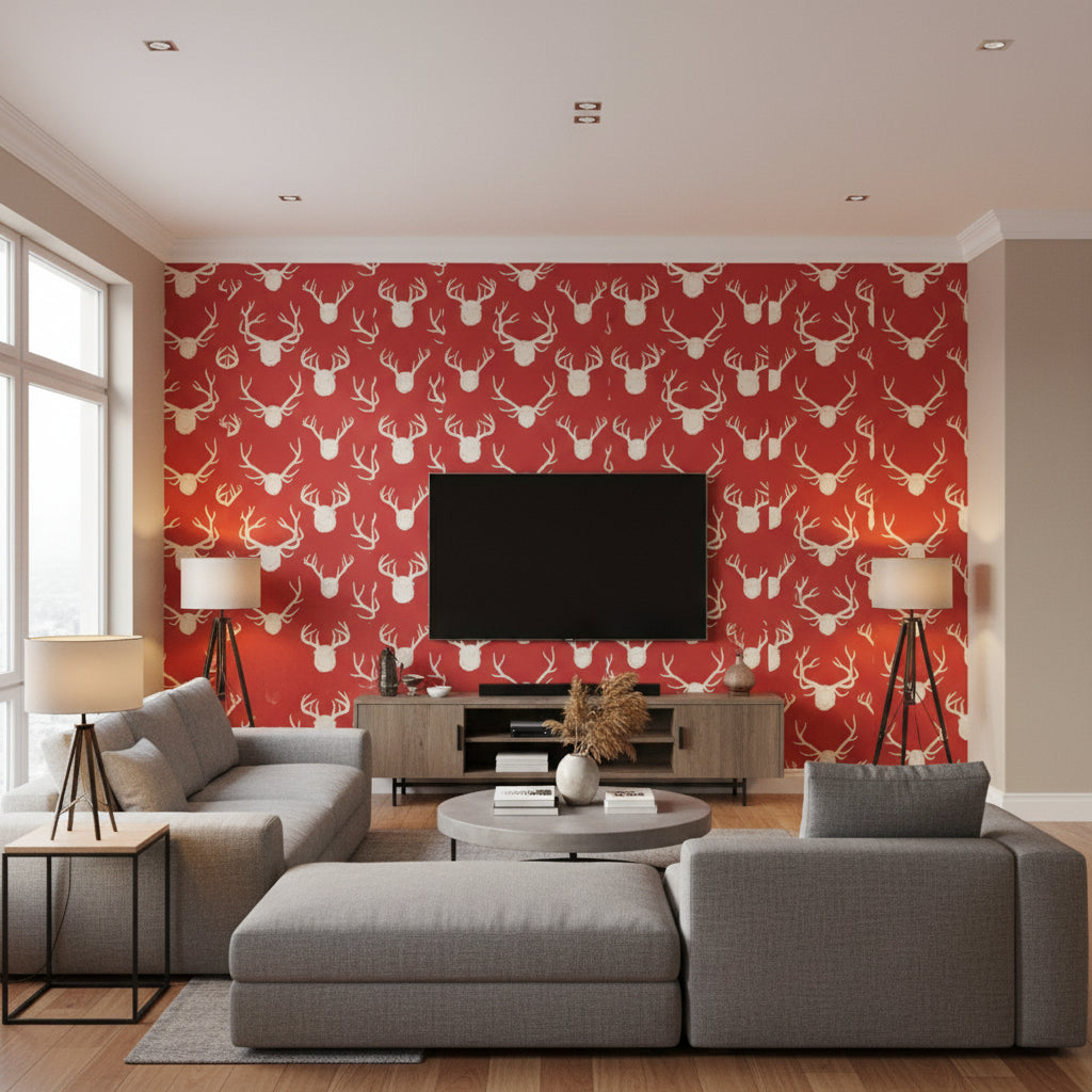 P2017102.19.0 | Kravet - Living Room Visualization (AI-generated, may not be to scale. Verify pattern scale with product specifications.)