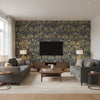 P2017104.50.0 | Kravet - Living Room Visualization (AI-generated, may not be to scale. Verify pattern scale with product specifications.)