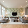 P2018103.233.0 | Kravet - Living Room Visualization (AI-generated, may not be to scale. Verify pattern scale with product specifications.)