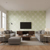P2018104.3.0 | Kravet - Living Room Visualization (AI-generated, may not be to scale. Verify pattern scale with product specifications.)