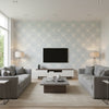 P2018104.5.0 | Kravet - Living Room Visualization (AI-generated, may not be to scale. Verify pattern scale with product specifications.)