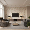 P2018106.103.0 | Kravet - Living Room Visualization (AI-generated, may not be to scale. Verify pattern scale with product specifications.)