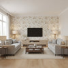 P2018106.116.0 | Kravet - Living Room Visualization (AI-generated, may not be to scale. Verify pattern scale with product specifications.)