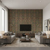 P2019101.195.0 | Kravet - Living Room Visualization (AI-generated, may not be to scale. Verify pattern scale with product specifications.)