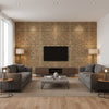 P2019101.347.0 | Kravet - Living Room Visualization (AI-generated, may not be to scale. Verify pattern scale with product specifications.)