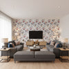 P2019104.574.0 | Kravet - Living Room Visualization (AI-generated, may not be to scale. Verify pattern scale with product specifications.)