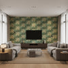 P2019106.34.0 | Kravet - Living Room Visualization (AI-generated, may not be to scale. Verify pattern scale with product specifications.)