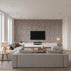P2020112.6.0 | Kravet - Living Room Visualization (AI-generated, may not be to scale. Verify pattern scale with product specifications.)
