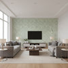 P2022109.3.0 | Kravet - Living Room Visualization (AI-generated, may not be to scale. Verify pattern scale with product specifications.)