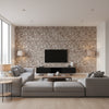 P2022110.616.0 | Kravet - Living Room Visualization (AI-generated, may not be to scale. Verify pattern scale with product specifications.)