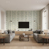 P2022111.530.0 | Kravet - Living Room Visualization (AI-generated, may not be to scale. Verify pattern scale with product specifications.)