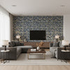 P2023127.523.0 | Kravet - Living Room Visualization (AI-generated, may not be to scale. Verify pattern scale with product specifications.)