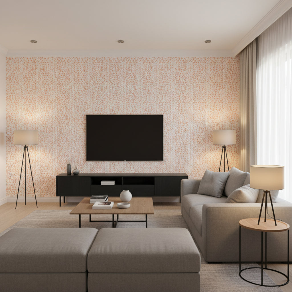 P8012138.12.0 | Kravet - Living Room Visualization (AI-generated, may not be to scale. Verify pattern scale with product specifications.)