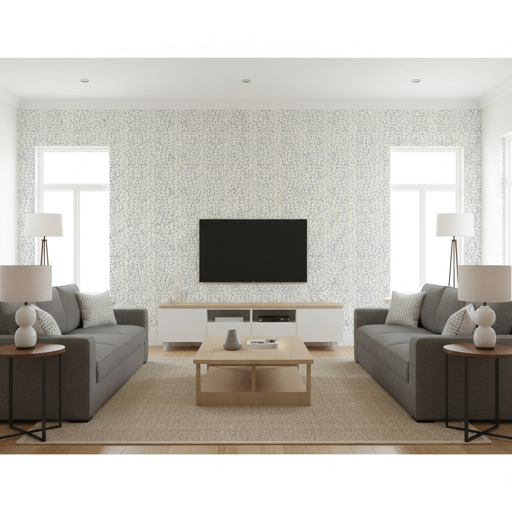 P8012138.15.0 | Kravet - Living Room Visualization (AI-generated, may not be to scale. Verify pattern scale with product specifications.)