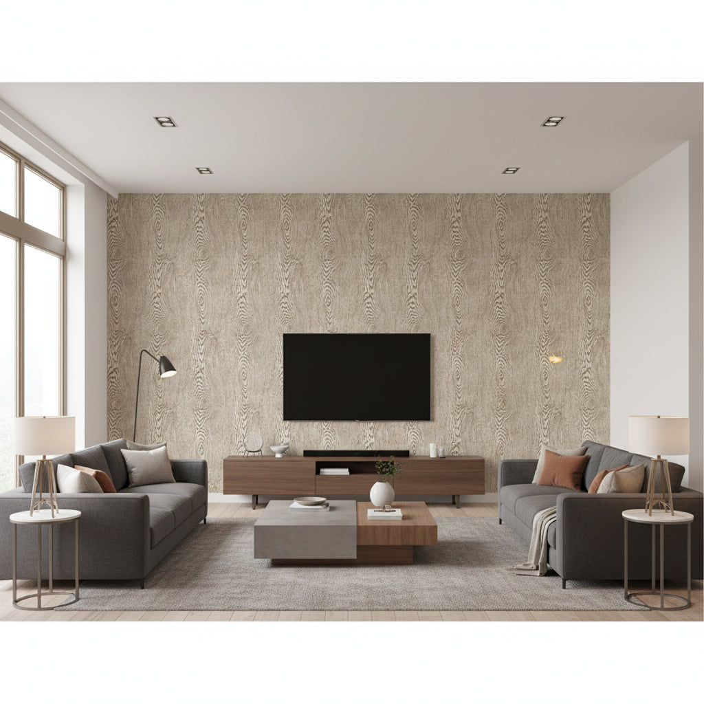 P8013142.68.0 | Kravet - Living Room Visualization (AI-generated, may not be to scale. Verify pattern scale with product specifications.)