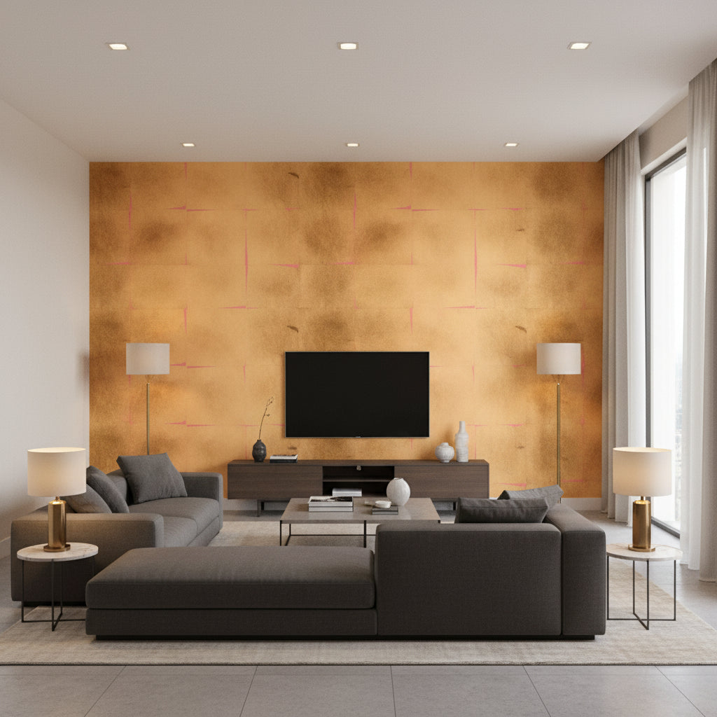 P8015120.44.0 | Kravet - Living Room Visualization (AI-generated, may not be to scale. Verify pattern scale with product specifications.)