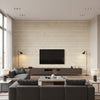 Raffia Ii Dans Le Souffle Du Vent | Elitis - Living Room Visualization (AI-generated, may not be to scale. Verify pattern scale with product specifications.)