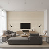 Raffia Ii Un Bon Karma | Elitis - Living Room Visualization (AI-generated, may not be to scale. Verify pattern scale with product specifications.)