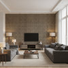 Raphia En Harmonie Avec La Nature | Elitis - Living Room Visualization (AI-generated, may not be to scale. Verify pattern scale with product specifications.)